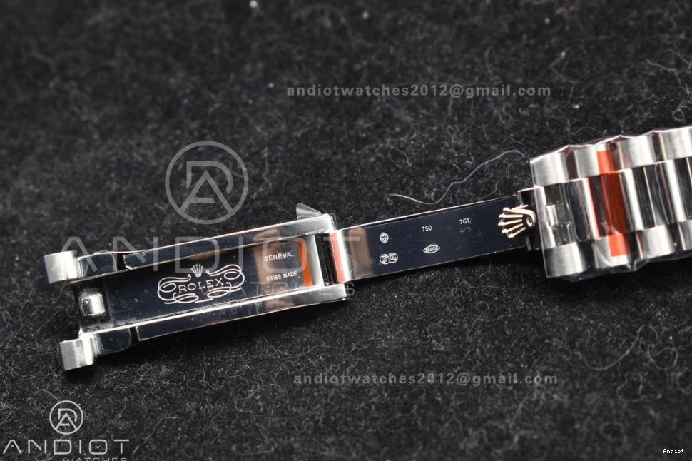 On 904L Dial DayDate A3255 Blue President 40 Stick Steel Ice V2 SS GMF Bracelet 0423